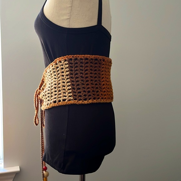 WIDE CROCHET BELT - Picture 4 of 8